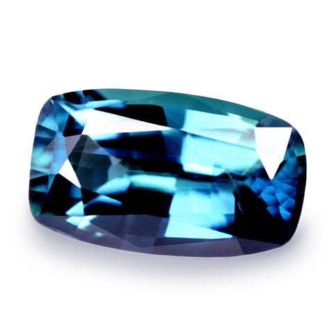 0.93ct Certified Natural Teal Sapphire