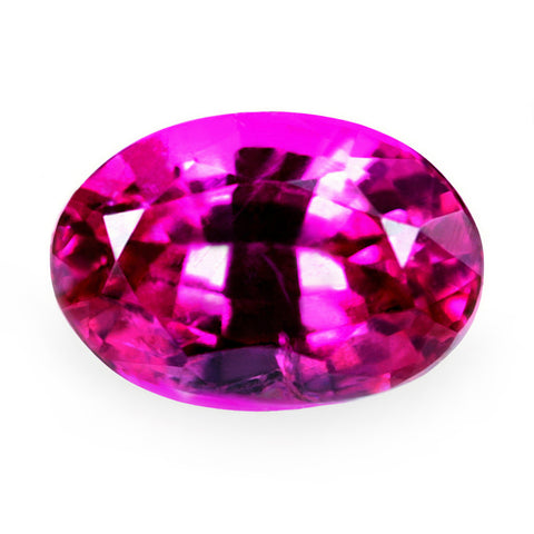 0.61ct Certified Natural Vivid Pink Sapphire