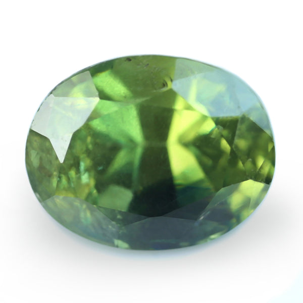 1.19ct Certified Natural Green Sapphire