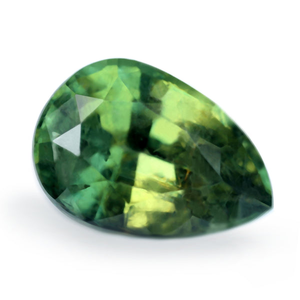 1.24ct Certified Natural Green Sapphire
