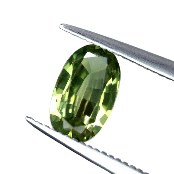 0.36ct Certified Natural Green Sapphire