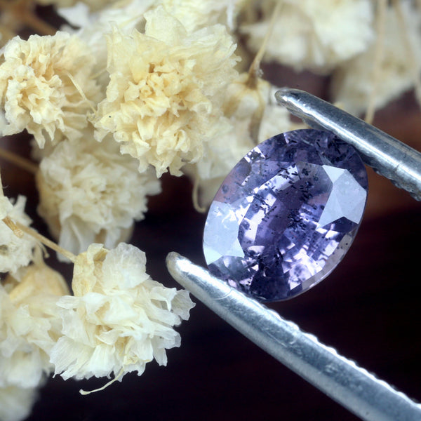1.00ct Certified Natural Lavender Sapphire