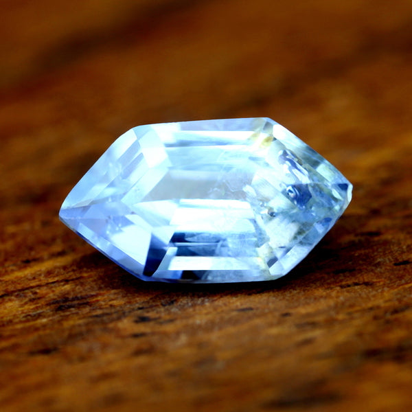 0.87ct Certified Natural Light Blue Sapphire