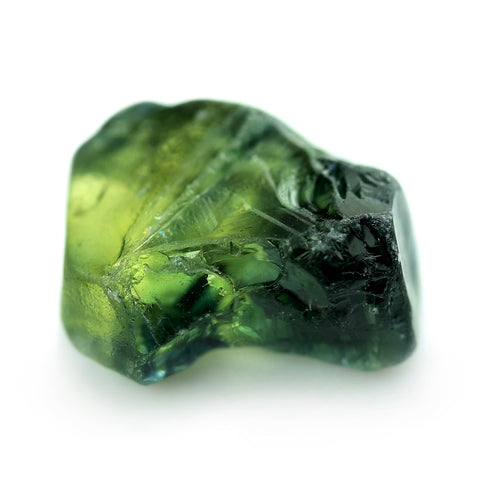 2.85ct Certified Natural Green Sapphire
