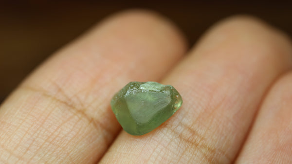 2.32ct Certified Natural Green Sapphire