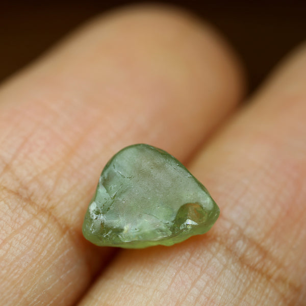 2.32ct Certified Natural Green Sapphire