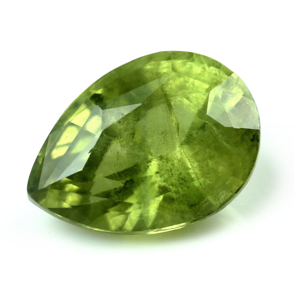 1.62ct Certified Natural Green Sapphire
