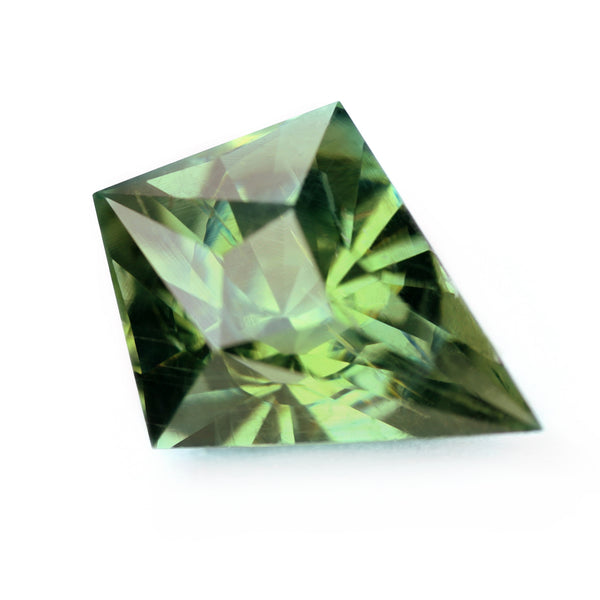 1.67ct Certified Natural Green Sapphire