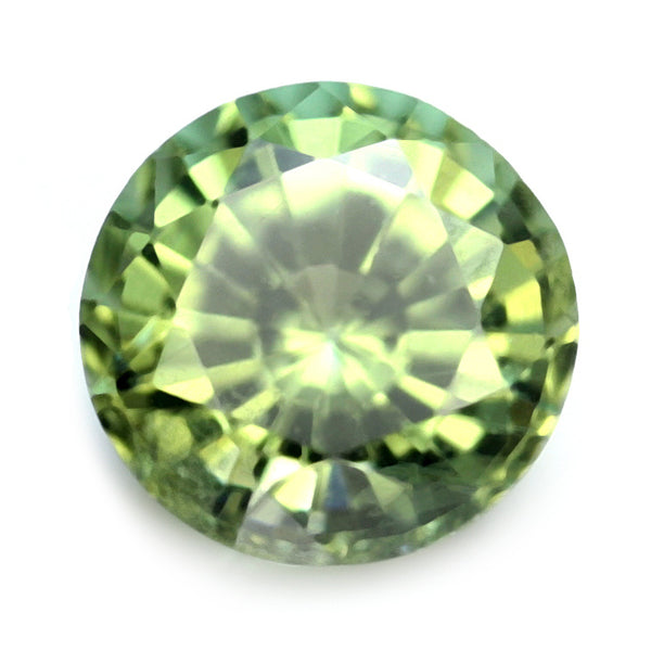 Natural sales green sapphire