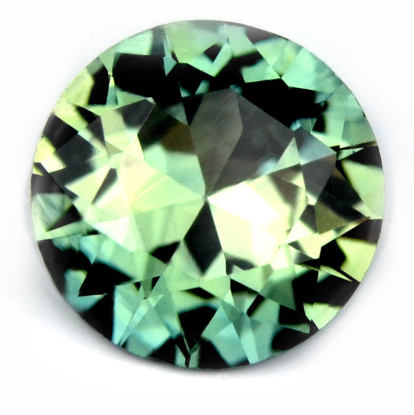 Certified Natural 5.55mm Teal Round Sapphire - sapphirebazaar - 1