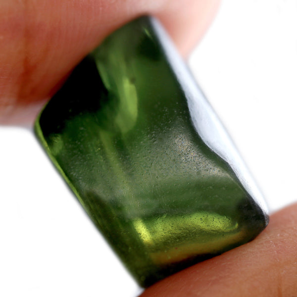 27.05ct Certified Natural Green Sapphire