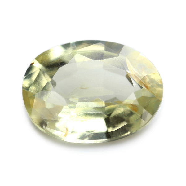 0.83ct Certified Natural Yellow Sapphire
