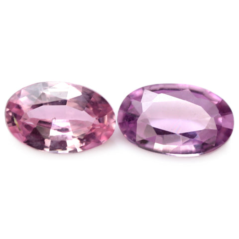 0.45ct Certified Natural Pink Sapphire Matching Pair