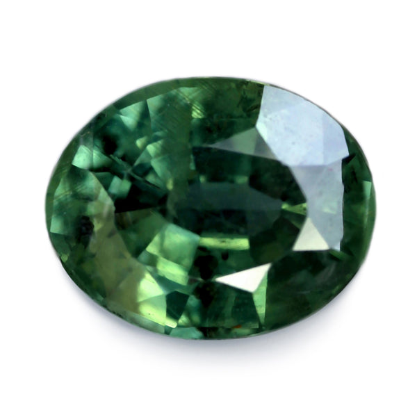 1.25ct Certified Natural Green Sapphire