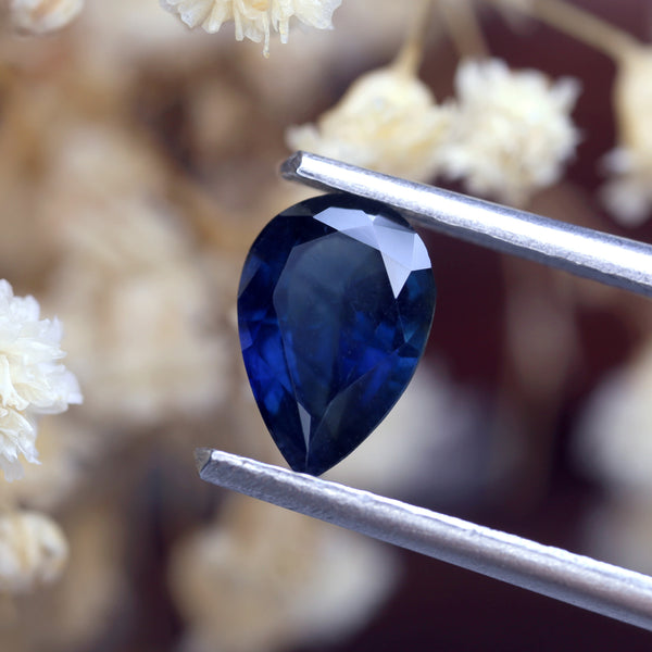 1.16ct Certified Natural Blue Sapphire