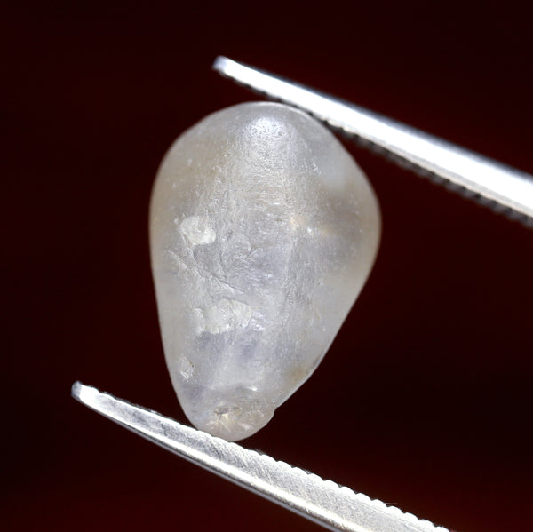 画材 Sapphire Genuine Coarse 5.43ct Certified Natural White Sapphire – sapphirebazaar