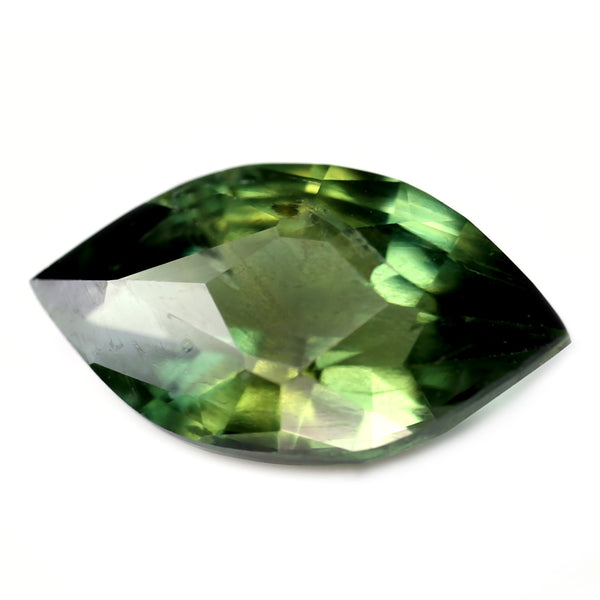 1.27ct Certified Natural Green Sapphire