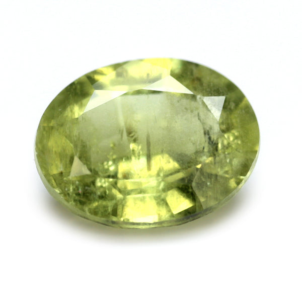 0.90ct Certified Natural Yellow Sapphire