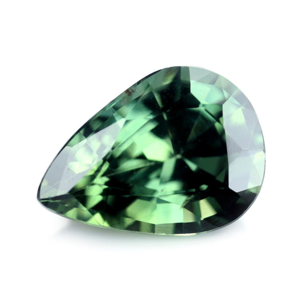 1.07ct Certified Natural Green Sapphire
