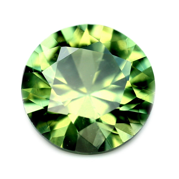 0.51ct Certified Natural Green Sapphire