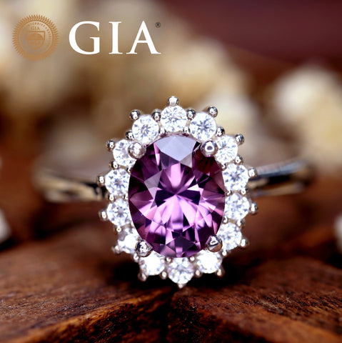 Certified 1.20TCW Natural Pink Spinel Ring