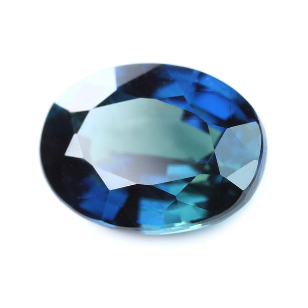 1.02ct Certified Natural Teal Sapphire