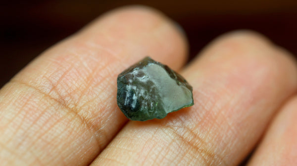 2.64ct Certified Natural Green Sapphire