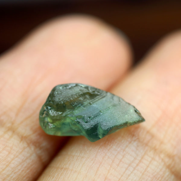 2.96ct Certified Natural Teal Sapphire