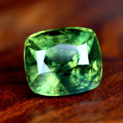 6.47ct Certified Natural Green Sapphire