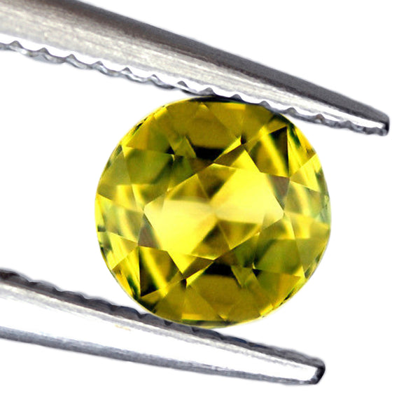 0.55ct Certified Natural Yellow Sapphire