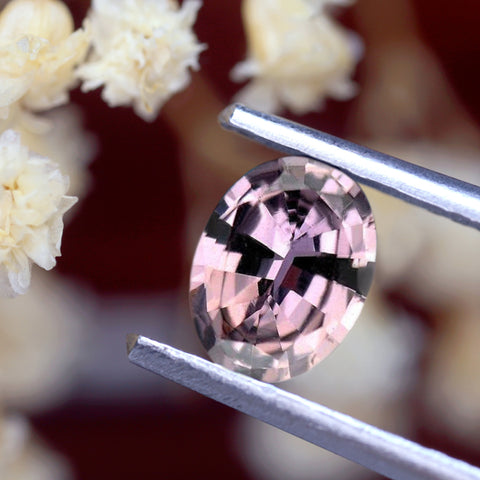 0.50ct Certified Natural Peach Sapphire