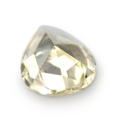 0.67ct Certified Natural White Sapphire