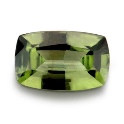 0.79ct Certified Natural Green Sapphire