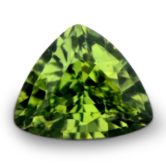 0.63ct Certified Natural Green Sapphire