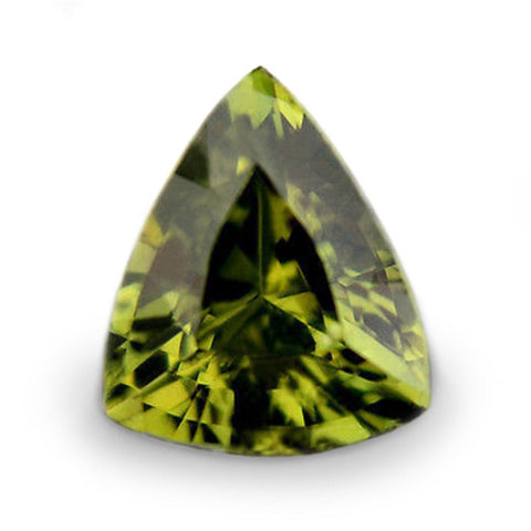 0.81ct Certified Natural Green Sapphire