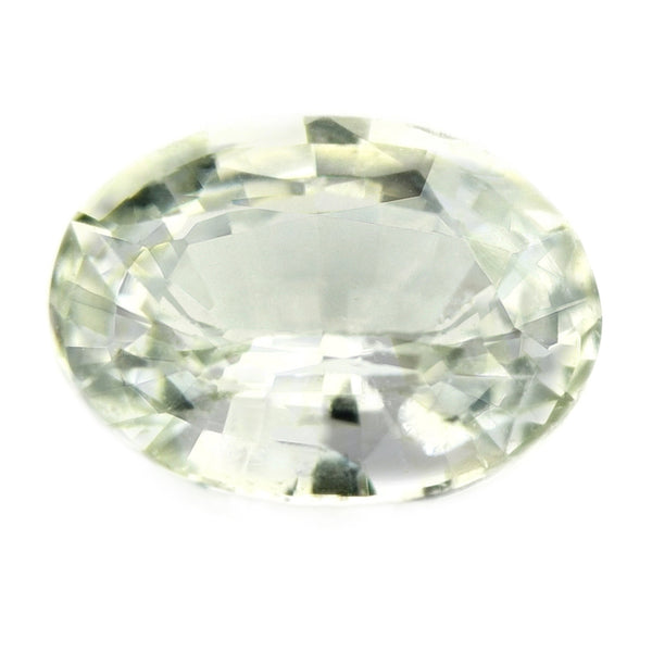 0.43ct Certified Natural White Sapphire