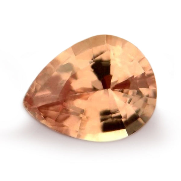 0.61ct Certified Natural Peach Sapphire