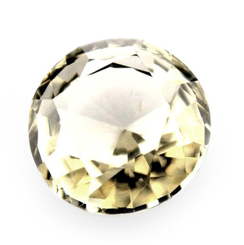 0.51ct Certified Natural White Sapphire