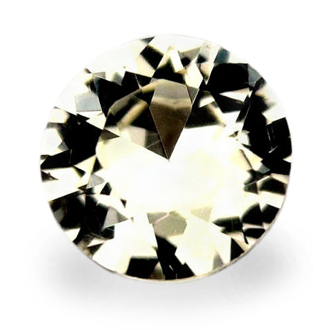 0.35ct Certified Natural White Sapphire