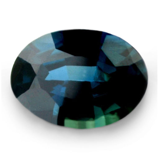 0.73ct Certified Natural Teal Sapphire