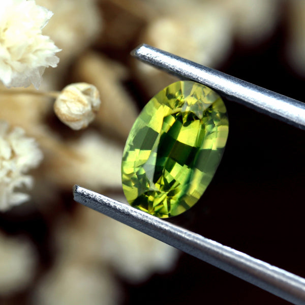 1.00ct Certified Natural Green Sapphire