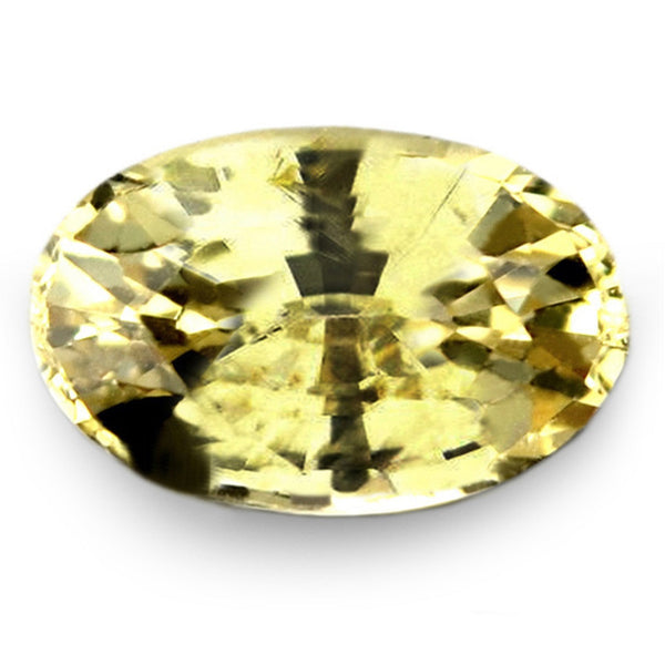 0.78ct Certified Natural Yellow Sapphire