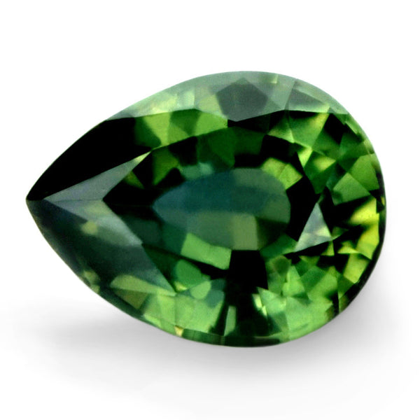 1.22ct Certified Natural Green Sapphire