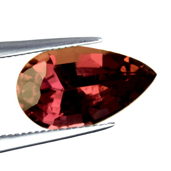 1.04ct Certified Natural Reddish Orange Sapphire