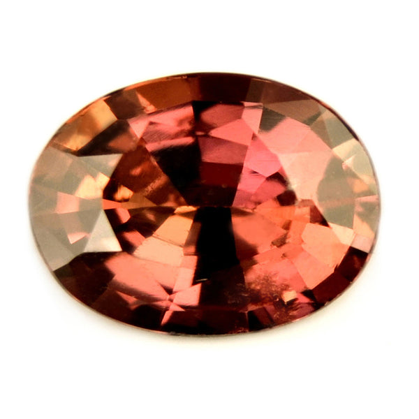 0.68ct Natural Certified Peach Sapphire