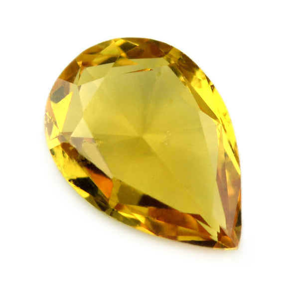 0.69ct Certified Natural Yellow Sapphire