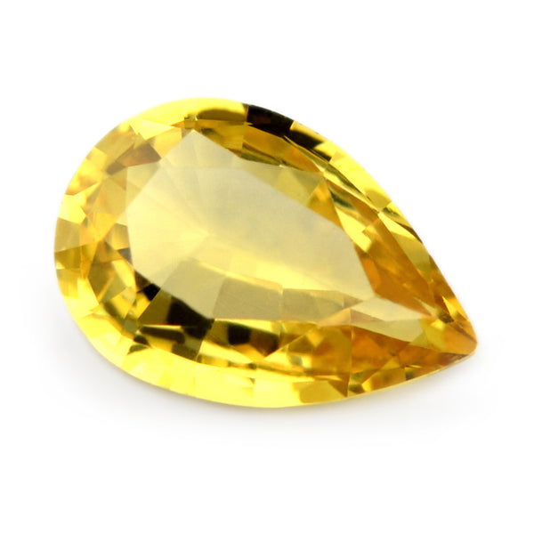 0.64ct Certified Natural Yellow Sapphire