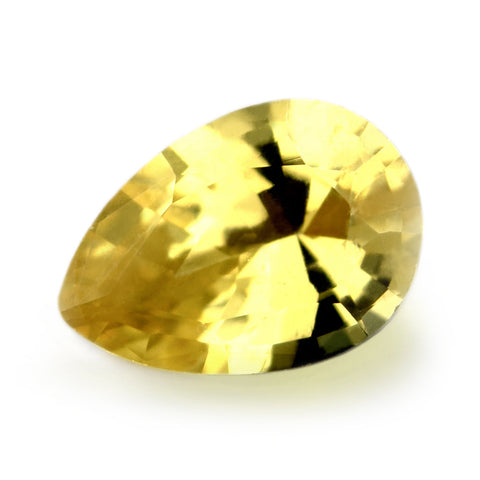 0.86ct Certified Natural Yellow Sapphire