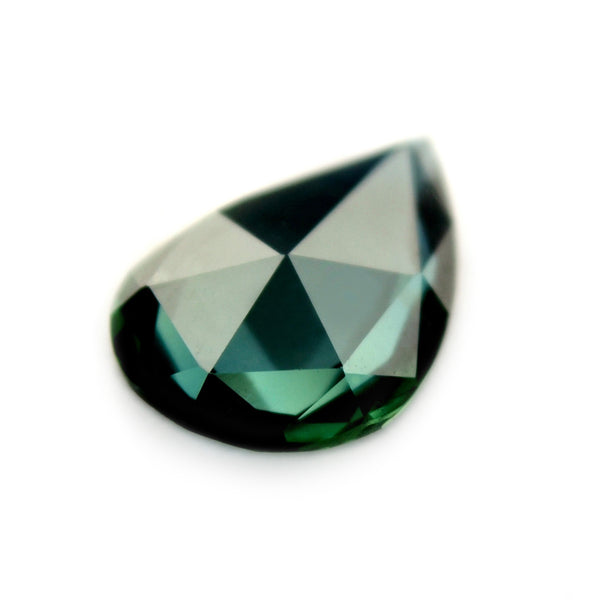 0.81ct Certified Natural Teal Sapphire