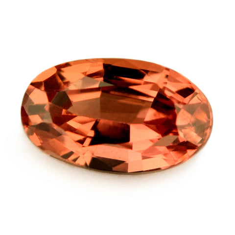 0.67ct Certified Natural Orange Sapphire